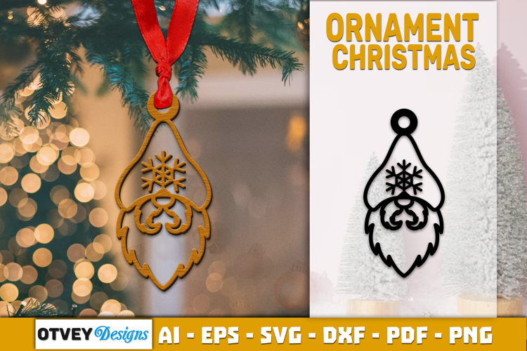 Gnome Ornaments for Holiday Lasercut