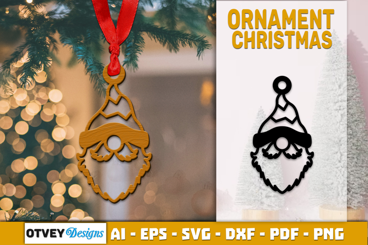 Gnome Ornaments for Holiday Lasercut