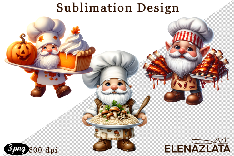 Gnome, Happy Halloween Clipart watercolor clipart