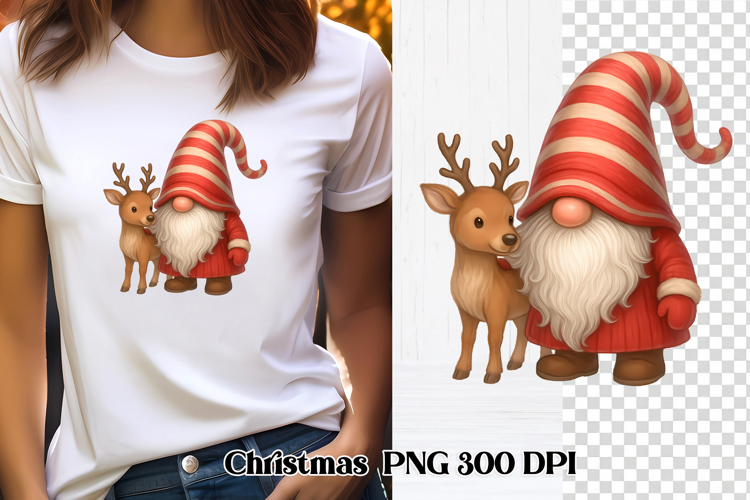 Christmas gnome clipart | Christmas gnome sublimation