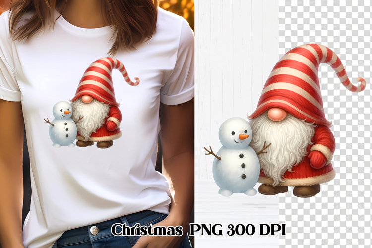 Christmas gnome clipart | Christmas gnome sublimation