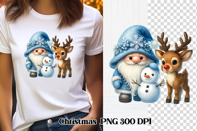 Christmas gnome clipart | Christmas gnome sublimation