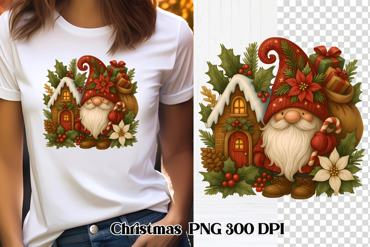 Christmas gnome clipart | Christmas gnome sublimation