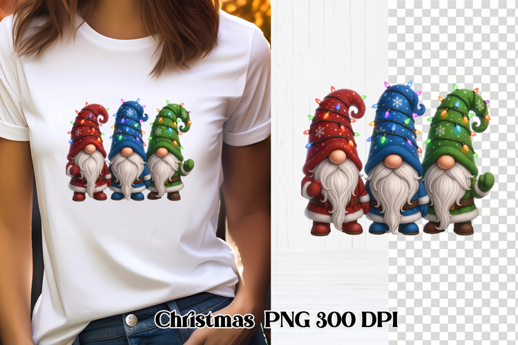 Christmas gnome clipart | Christmas gnome sublimation