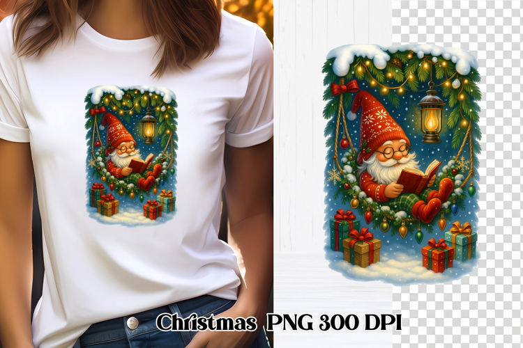 Christmas gnome clipart | Christmas gnome sublimation
