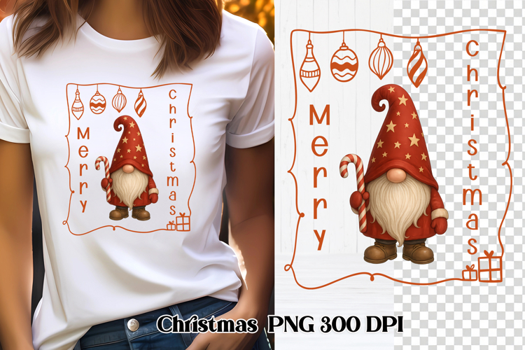 Christmas gnome sublimation | Christmas clipart