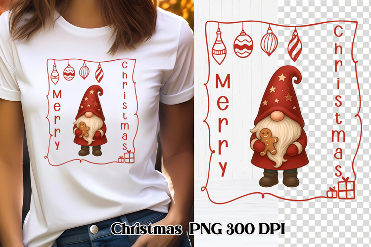 Christmas gnome sublimation | Christmas clipart