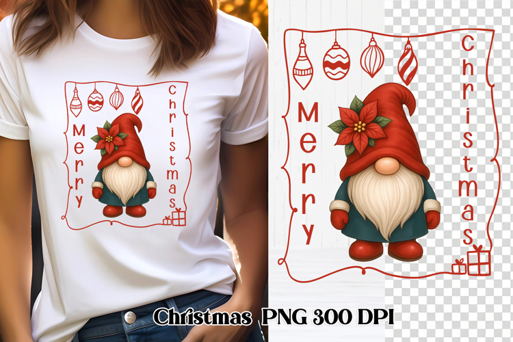 Christmas gnome sublimation | Christmas clipart