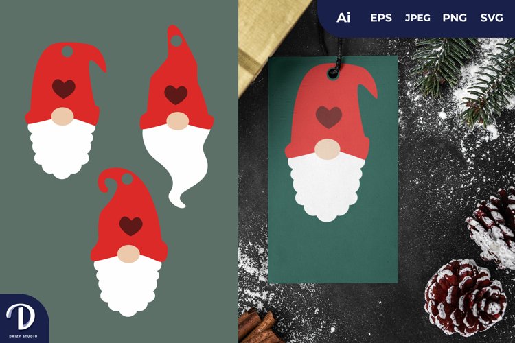 Christmas Tag Clipart Image 21