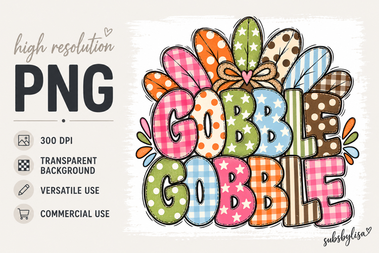 Gobble gobble png, Turkey png, Pink Thanksgiving png