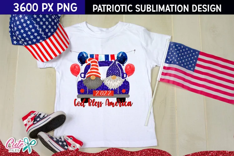 God Bless America 2022|Patriotic sublimation design