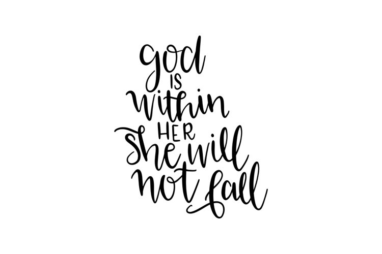 God Is Within Her Svg Image 21