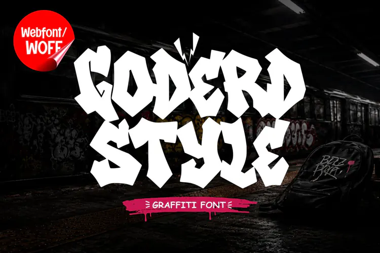 Goderd Webfont Wild Graffiti Display Font | Bold Urban