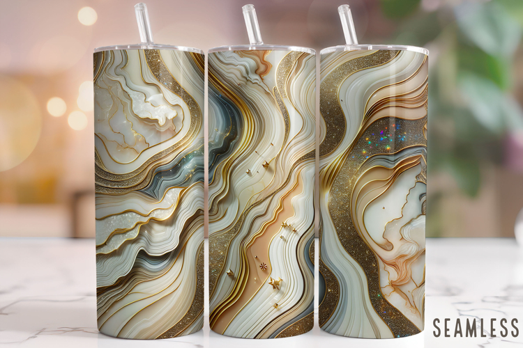 Alcohol Ink Tumbler Wrap Image 13
