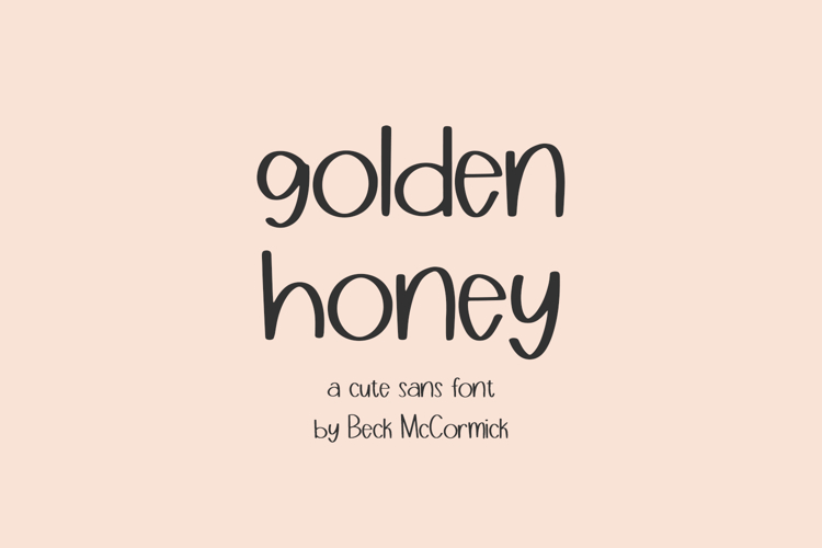 Golden Honey Sans
