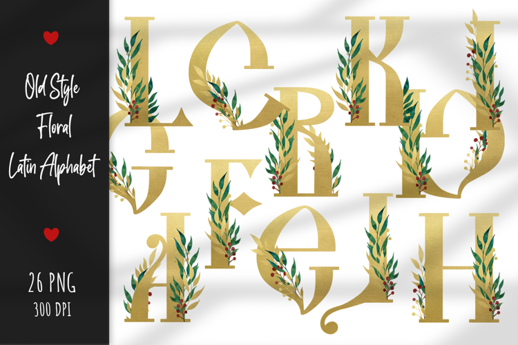 Latin Alphabet in Old style
