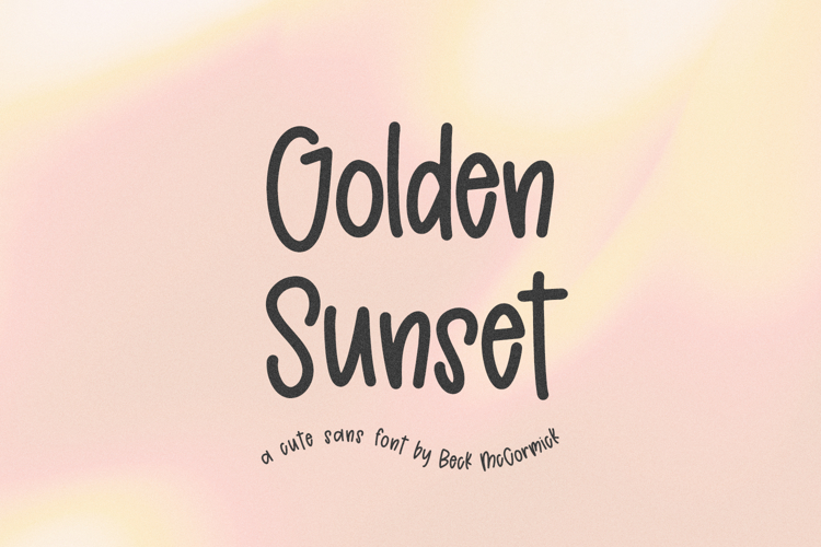Golden Sunset Sans