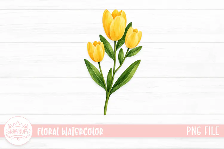 Floral Watercolor Illustration, Flower Watercolor Decoration