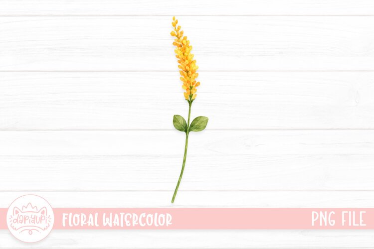 Floral Watercolor Illustration, Flower Watercolor Decoration example image 1