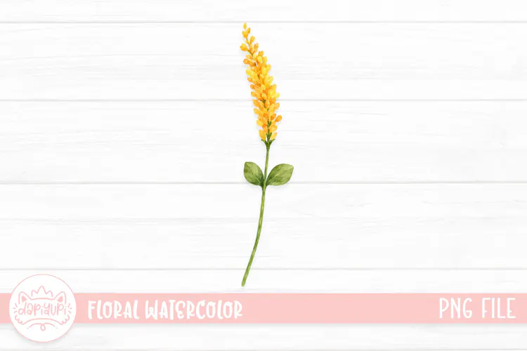 Floral Watercolor Illustration, Flower Watercolor Decoration