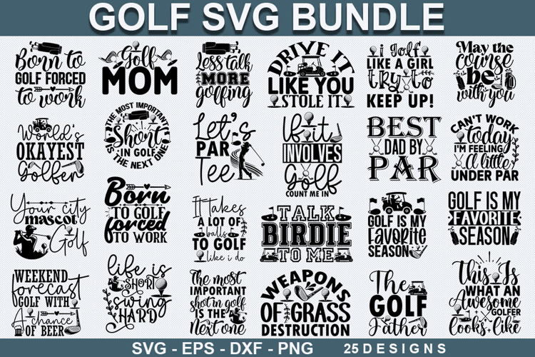 Golfer SVGs
