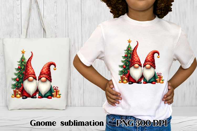 Cute Christmas gnome clipart | Christmas gnome sublimation