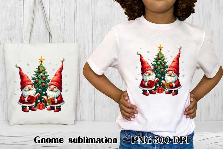 Cute Christmas gnome clipart | Christmas gnome sublimation
