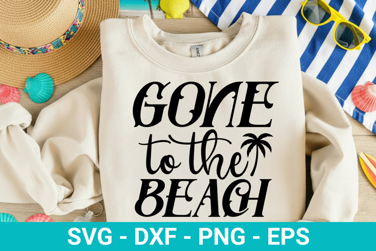 Gone to the Beach - Beach SVG Design