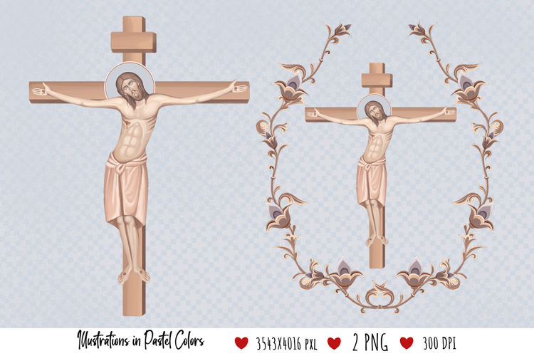 Good Friday. Illustration in Byzantine Style
