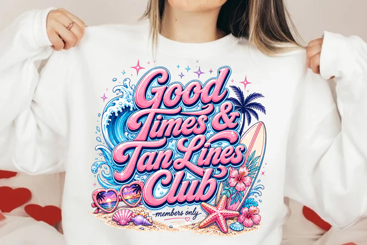 Good Times & Tan Lines Club PNG