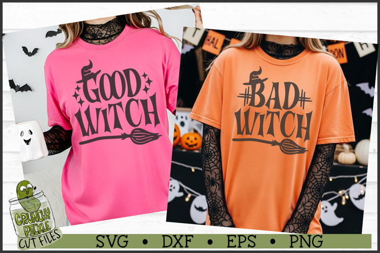 Good Witch and Bad Witch SVG Files