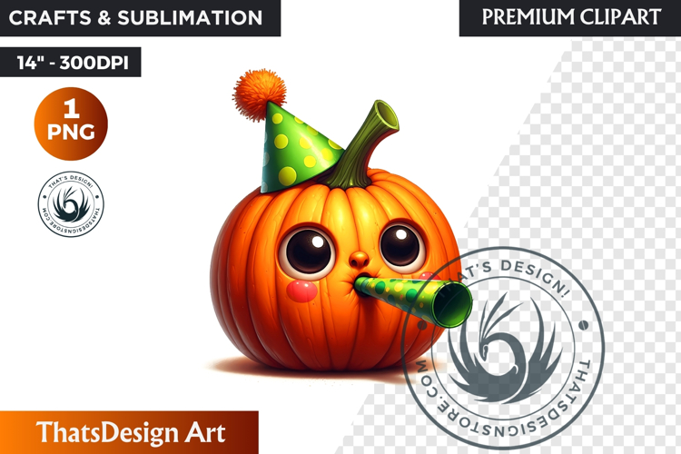 Goofy Halloween Pumpkin PNG, Funny Jack O Lantern Clipart