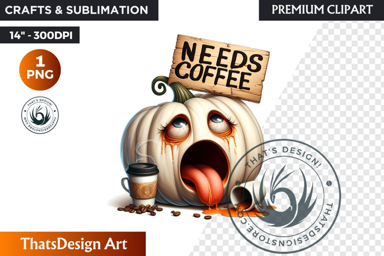 Goofy Halloween Pumpkin PNG, Funny Jack O Lantern Clipart