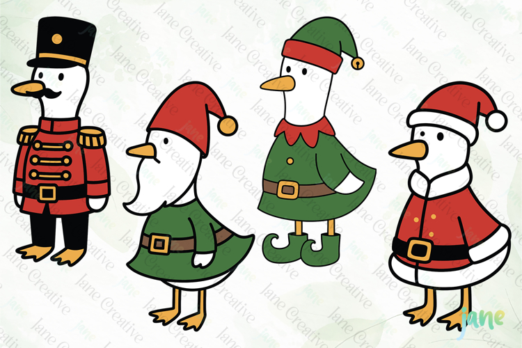 Christmas farm animal clipart Image 2
