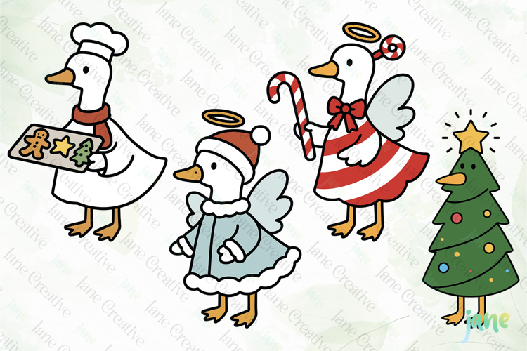 Christmas farm animal clipart Image 7
