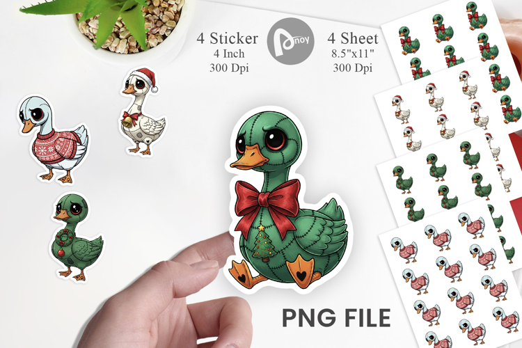 Goose Voodoo Doll Sticker