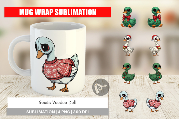 Goose Voodoo Doll Mug Wrap