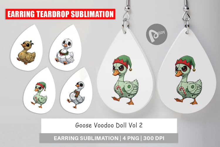 Goose Voodoo Doll Earring