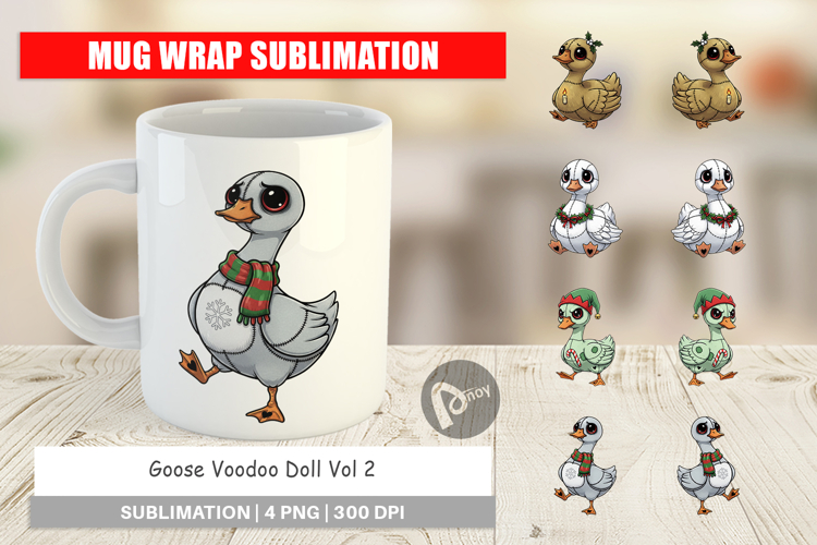 Goose Voodoo Doll Mug Wrap