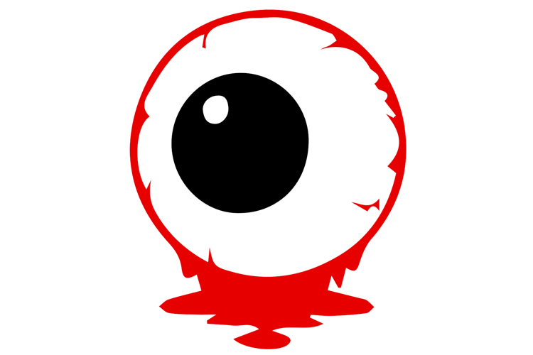 Gory Eye Illustration