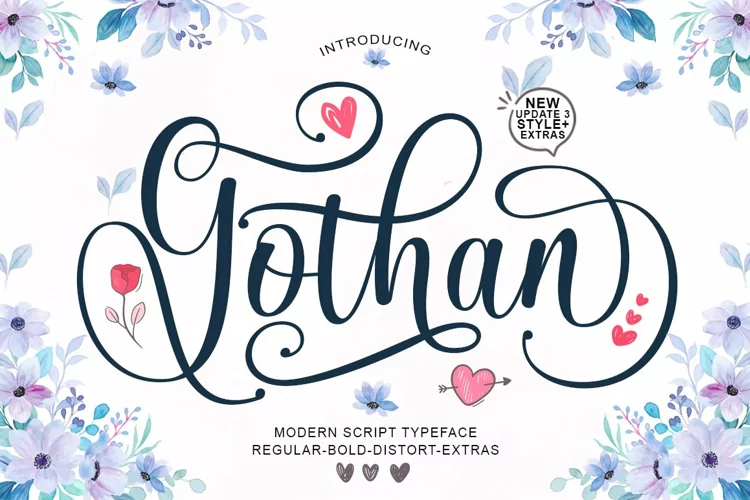 Gothan Script.