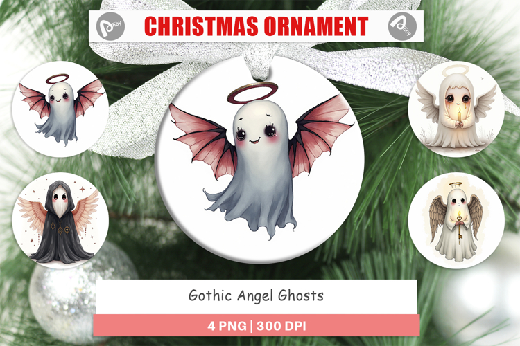 Ornament Gothic Angel Ghosts