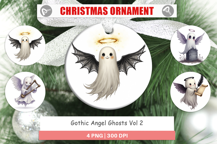 Ornament Gothic Angel Ghosts