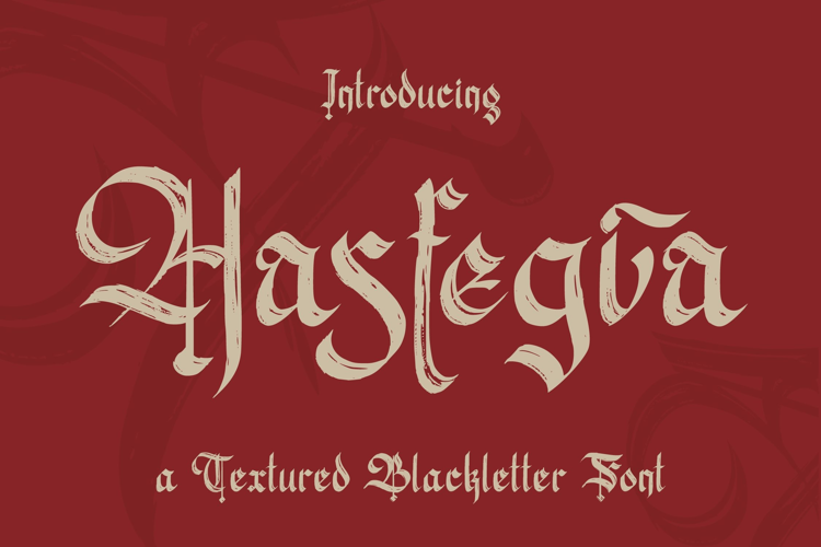 Hasfegia - Gothic Grunge Font