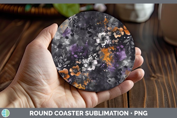 GorgeousGothic Round Coaster design.