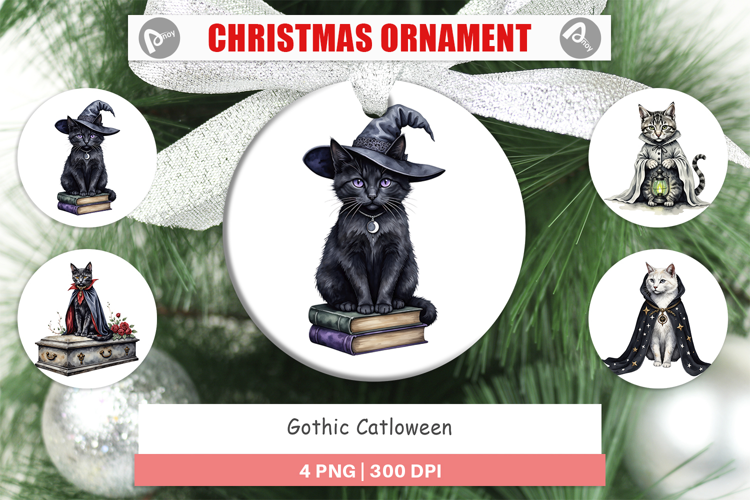 Ornament Gothic Catloween