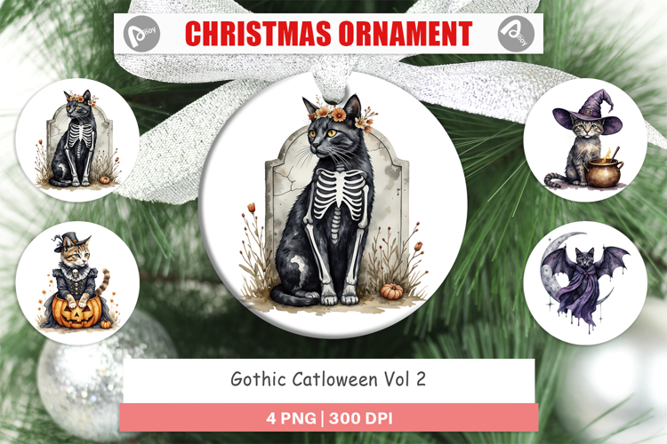 Ornament Gothic Catloween