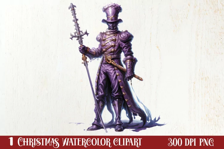 Mysterious Gothic Christmas Clipart Sublimation