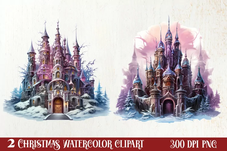 Mysterious Gothic Christmas Clipart Sublimation
