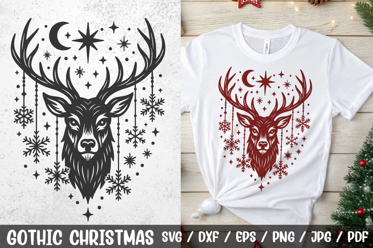 Reindeer Head Svg Image 18